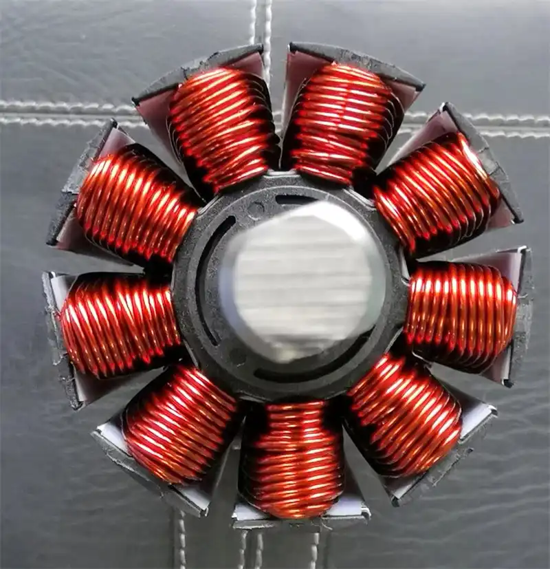 Stator och rotor Spolelindning