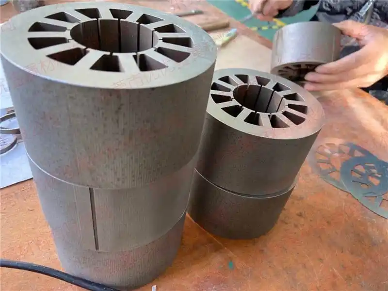 Ultra thin silicon steel core wire cutting finished product